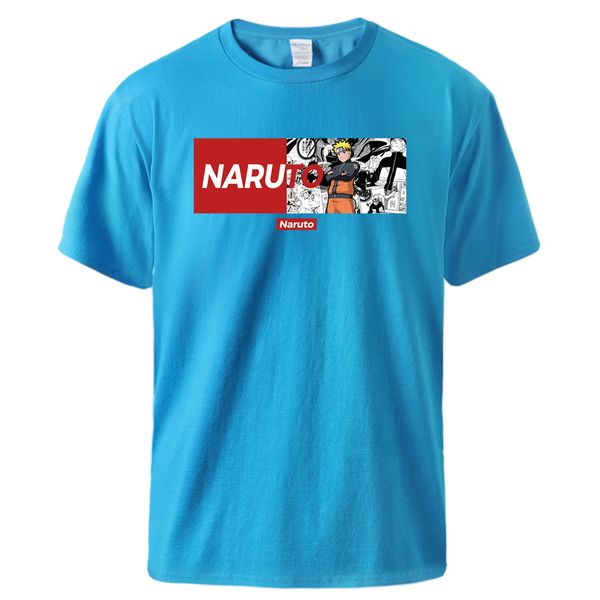 

sport naruto print t shirts man casual summer short sleeve cotton tshirt 2020 male casual workout tee black tshirts