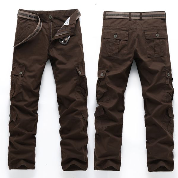 

new 2021 thin cargo of the black khaki men pants eight strained pockets autumn no strain spring army green 0cbs