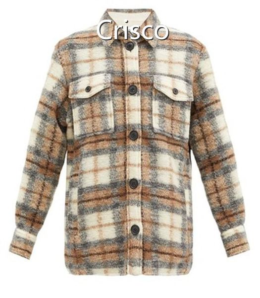 

women's wool & blends women coat 2021 winter large plaid female jacket est colors abrigos mujer invierno, Black