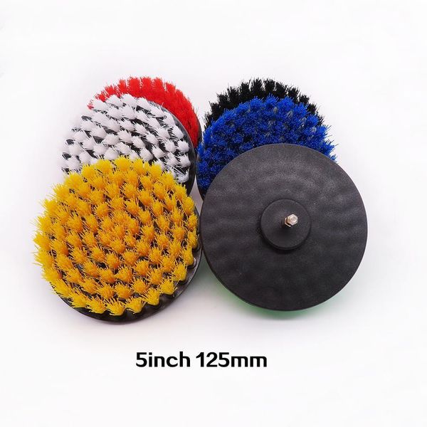 

power scrubber brush set electric drill cleaning brush for cleaning carpets, kitchens and bathrooms drill attachment kit q wmtnfr