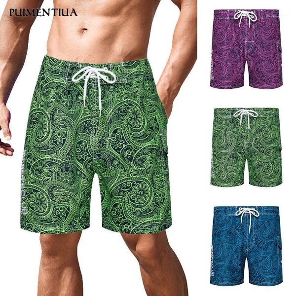 

oeak men's beach shorts prirted drawstring elastic waist casual beach shorts men's quick-dry pants s-2xl1, White;black