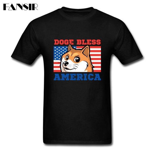 

sport plus size doge bless america latest design t-shirt men man's short sleeve o neck men t-shirt teenage tee
