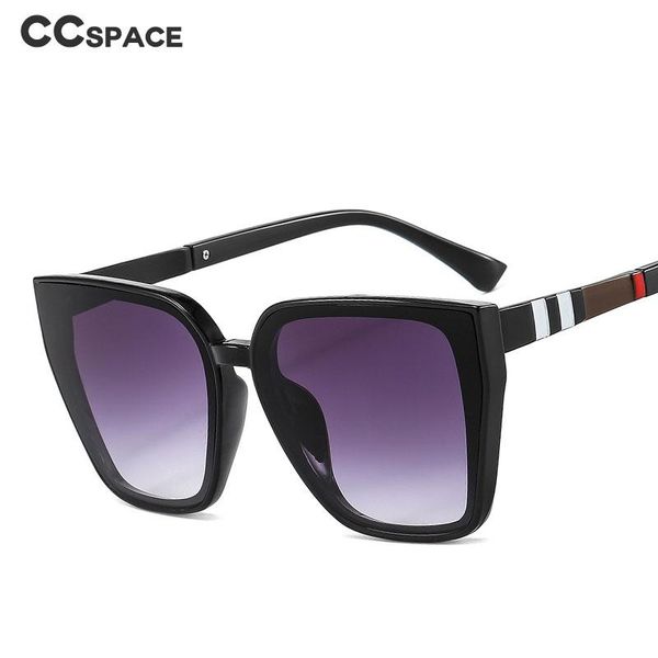 

sunglasses 46632 retro square stripe men women fashion shades uv400 vintage glasses, White;black