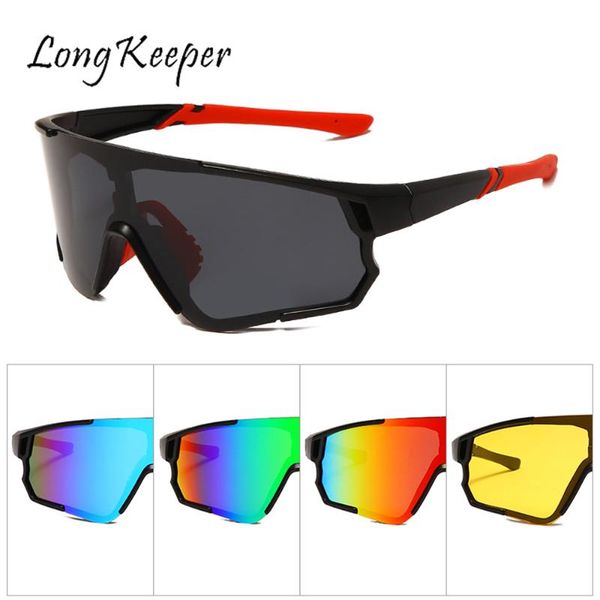 

sunglasses longkeeper polarized men outdoor sport goggles yellow lens men's glasses driving fishing shades gafas de sol, White;black
