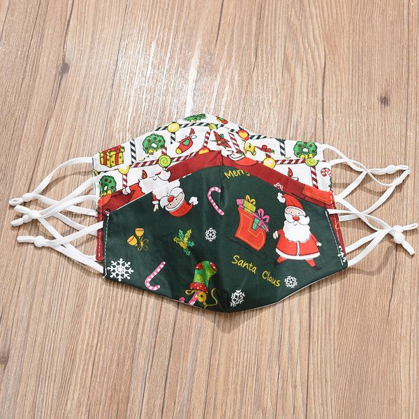 

festival style mouth mask double layers cotton breathable face masks winter santa claus gift outdoor sport respirator 3 28by l2