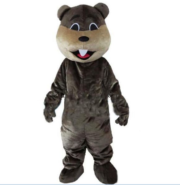 

2019 professional factory beaver mascot costume jungle river animal mascot costumes, Red;yellow