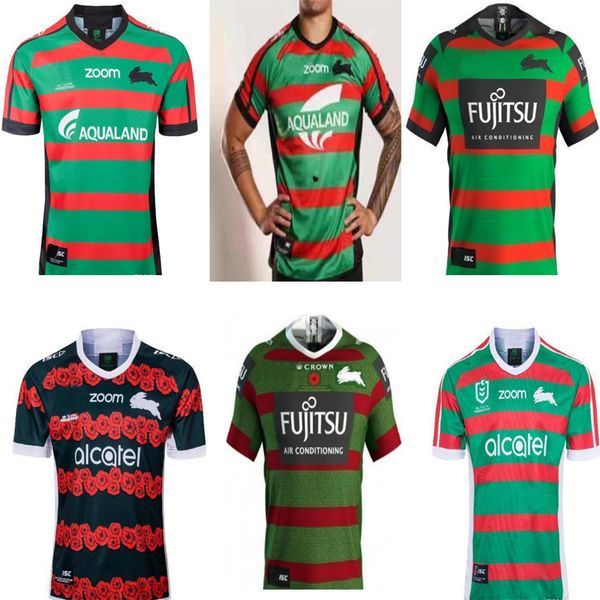 

20201 new south sydney rabbitohs anzac aboriginal rugby jersey 2020 2021 nrl rugby league jersey australia maillot de rugby adul, Black;yellow