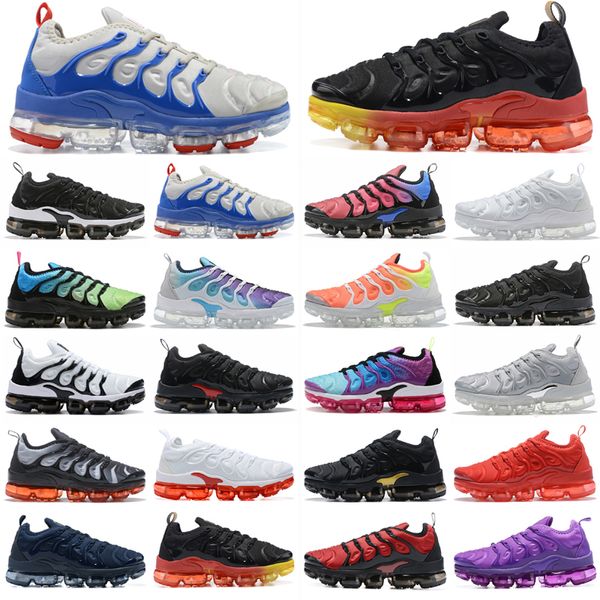 

2022 huarache women mens running shoes plus tn sports trainers undftd white volt knicks black oracle aqua atlanta orlando midnight navy carg, White;red