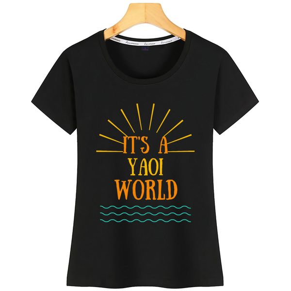 

t shirt women its a yaoi world comic inscriptions custom tshirt sport hooded sweatshirt hoodie