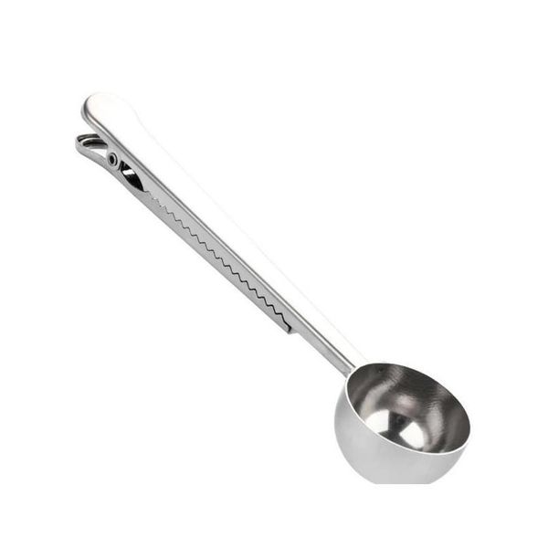 

stainless steel scoop coffee measure measure spoon bake spoon with clip your own jllkvm lottery2010