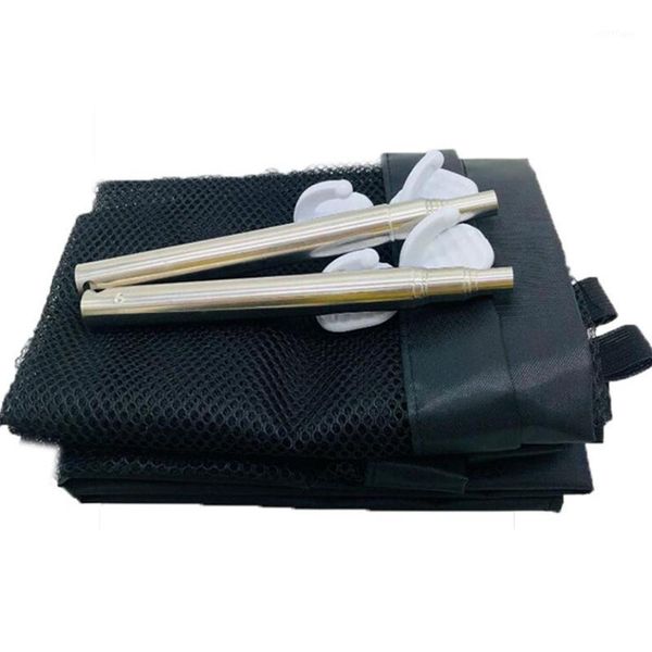 

pets dog cat baby safety gate mesh fence guard net stairs doors pet supplies folding pet safety fence1