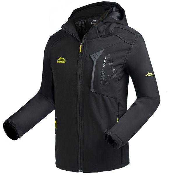 

2021 new military tactical jacket men spring autumn hooded mens coat brand clothing soft shell waterproof windpproof windbreaker j278, Black;brown