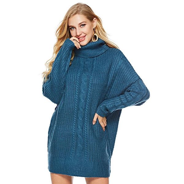 

women's turtleneck sweater autumn winter ladies long sleeve oversized long knitting pullover shirts female's  jumpers, White;black