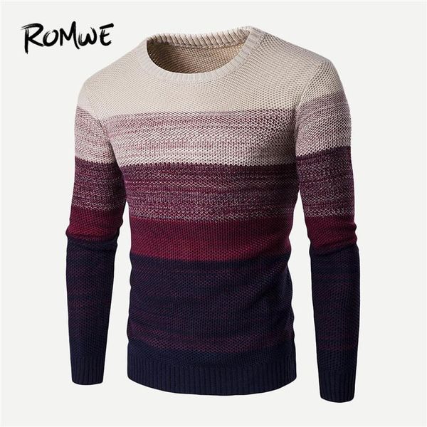 

men colorblock dip dyed sweater designer mens clothing brands casual jumper autumn winter 2018 clothes pullovers knitwear1, White;black