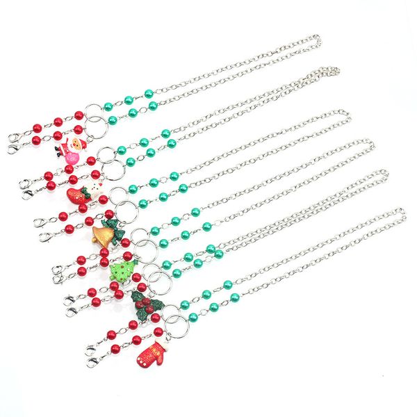 

face mask lanyard adjustable christmas chain glasses strap extender for kids convenient safety neck string party favor dhl lqq172