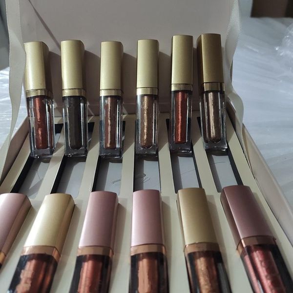 

shimmer liquid eye shadow cosmetics starry-eyed 12 colors brand new long-lasting lipgloss makeup dhl free