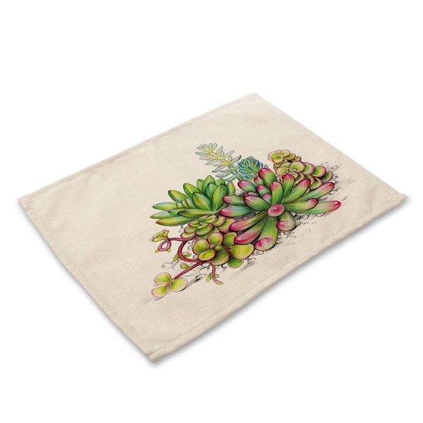 

простые растения шаблон столовая коврик для кухни украшения placemat стол салфетка для свадьбы обеденные аксессуары настольный коврик h jllu