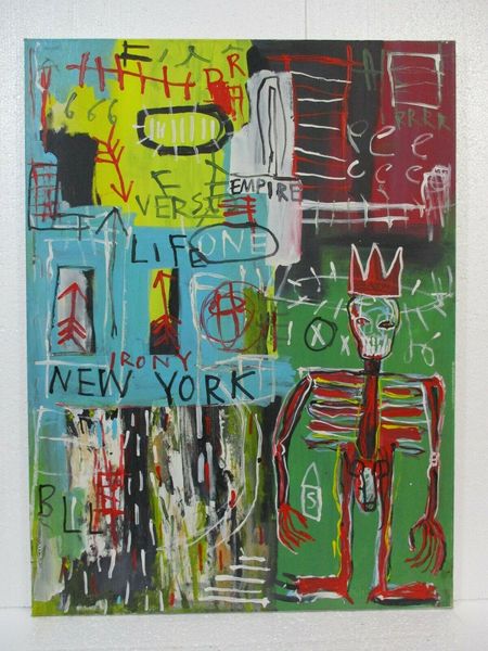 

jean-michel basquiat home decor handpainted &hd print oil painting on canvas wall art canvas pictures 7730