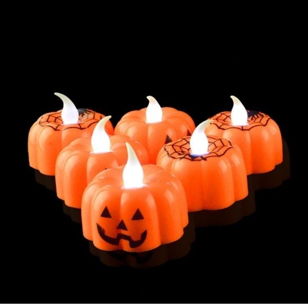 

grqce halloween bar light up orange candle bar pumpkin eigpe led mini dress pumpkin spider lantern ornament lantern light