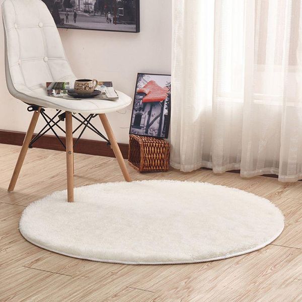 

14 style fluffy round rug carpets for living room decor faux fur rugs kids room long plush rugs for bedroom area rug modern mats1