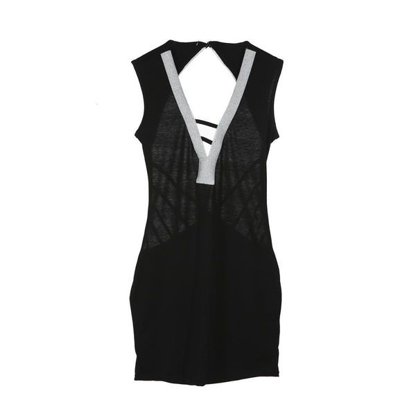 

2021 women bandage bodycon backless evening party v neck club short mini dress drop shipping, Black;gray