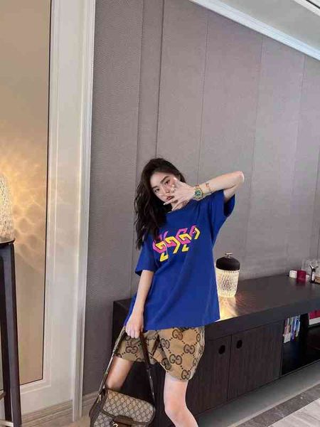 

design women's clothing early new letter printed casual short sleeve t-shirt, White