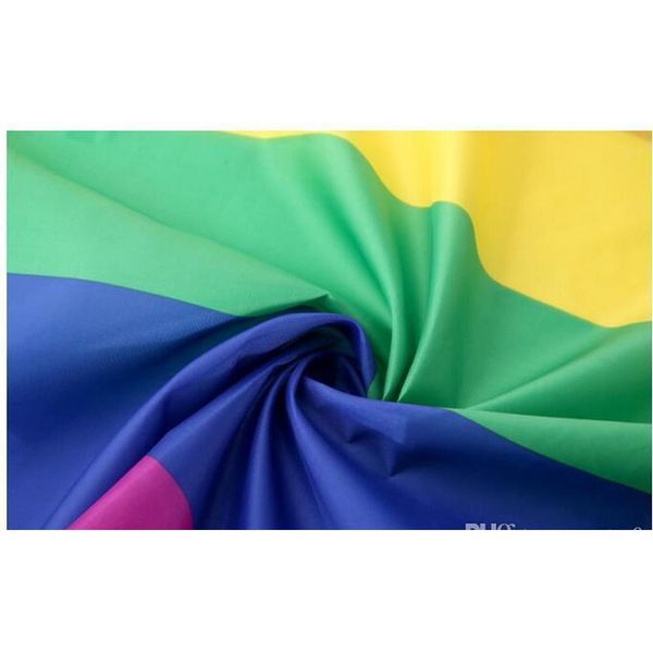 

100pcs rainbow flag 3x5ft 90x150cm lesbian gay pride polyester lgbt flag banner polyester colorful rainbow flag for wmtwts item_home