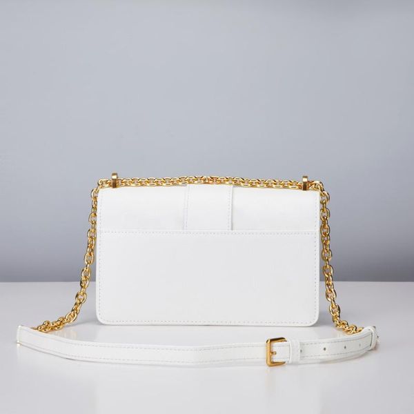 

2020 the new style gold hardware fashion and lady genuine cow leather women one shoulder bag crossbody bag 6 color