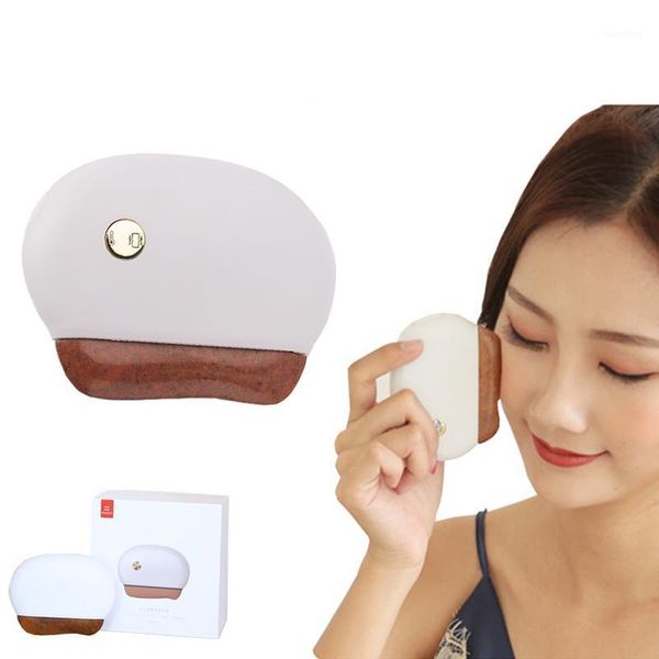

electric massagers facial guasha scraper heated vibration face massager lifting anti cellulite acupuncture massage health care tool1