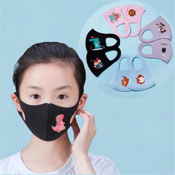 

girls children face boys kids mask designer luxury cartoon mouth anti-dust pm2.5 breathable earloop disposable masksj10f