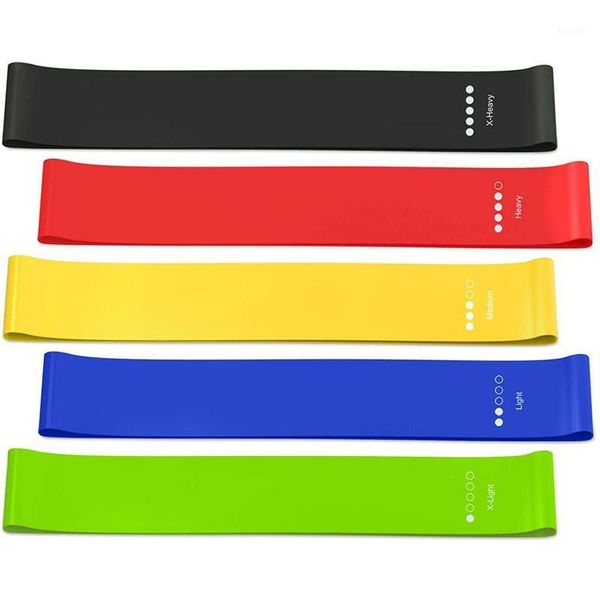 

yoga resistance bands 5pcs fitness gum set elastic band for training exercise rubber loop booty expander tape sport equipment1