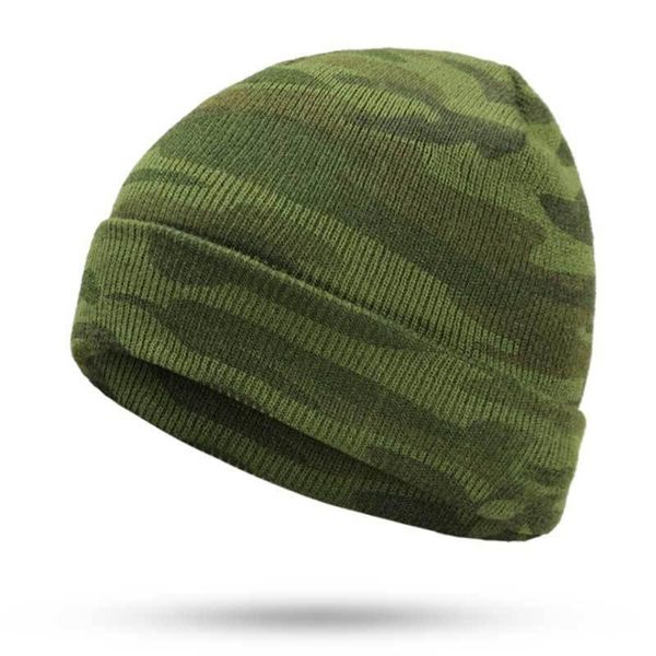 

beanies wzcx fashion camouflage knitted hat keep warm outdoor casual tide hip hop autumn winter beanie cap