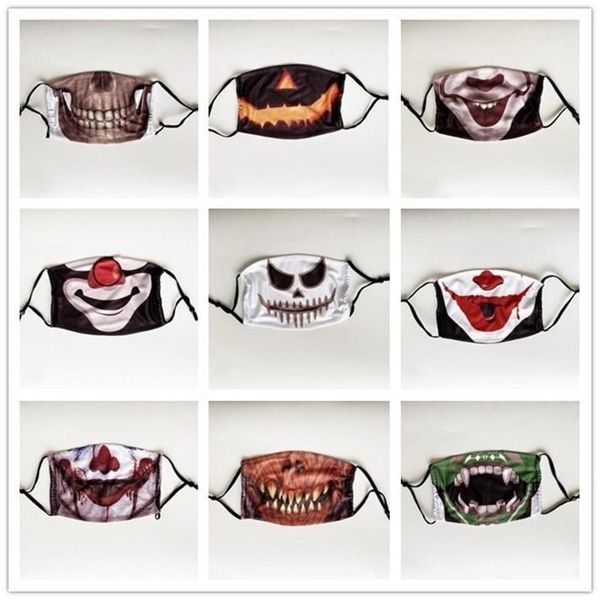 

halloween cotton washed pm2.5 pumpkin reusability breathing mask mask filters fashion cotton dwe726 masks raerx
