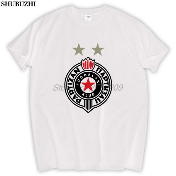 

sport partizan belgrade team fans guerrillas t-shirt cotton fashion brand t shirt men new sbz5230