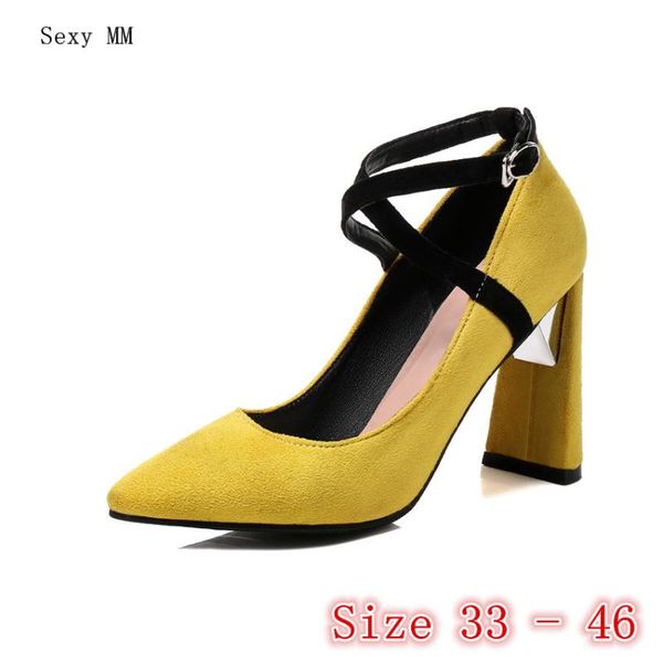 

dress shoes high heels women pumps heel stiletto woman party wedding kitten small plus size 33 - 40 41 42 43 44 45 46, Black