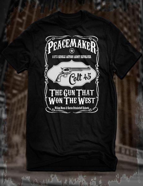 

new wild west colt 45 peacemaker single action army revolver quality 2020 new brand mens hoodie designers t shirts sweatshirt
