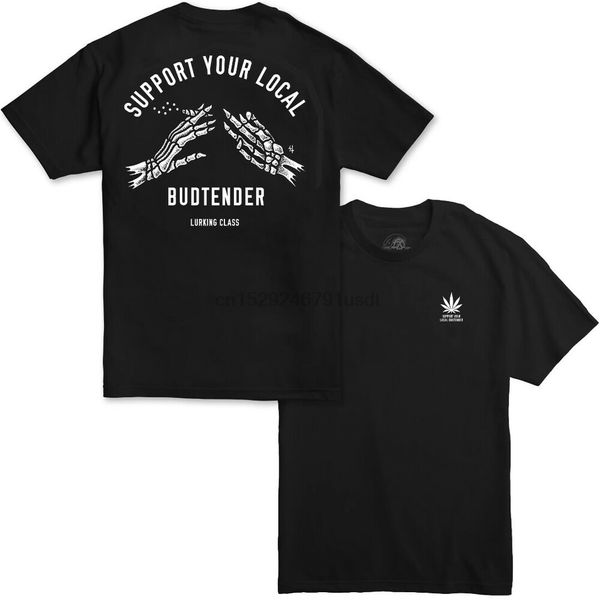 

lurking class by sketchy tank budtender short sleeve tee (black) mens t-shirt sport hooded sweatshirt hoodie