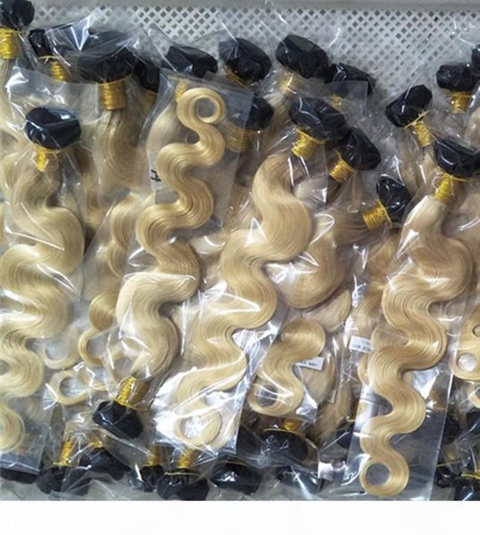 

brazilian ombre human hair bundles body wave 1b 613 elibess black and blonde t1b 613 ombre virgin human hair weave fast delivery