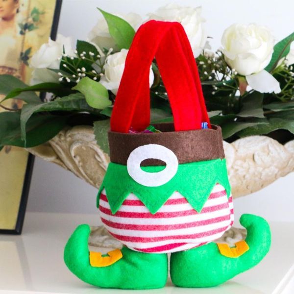 

christmas decorations elf candy bags with foot interesting christmas new year holiday small gift bags for children's gift1