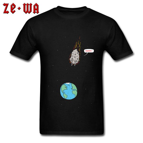 

t shirt comics t shirt men cartoon tshirt funny cannonball moon & earth print tees black casual clothes sport hooded sweatshirt hoodie