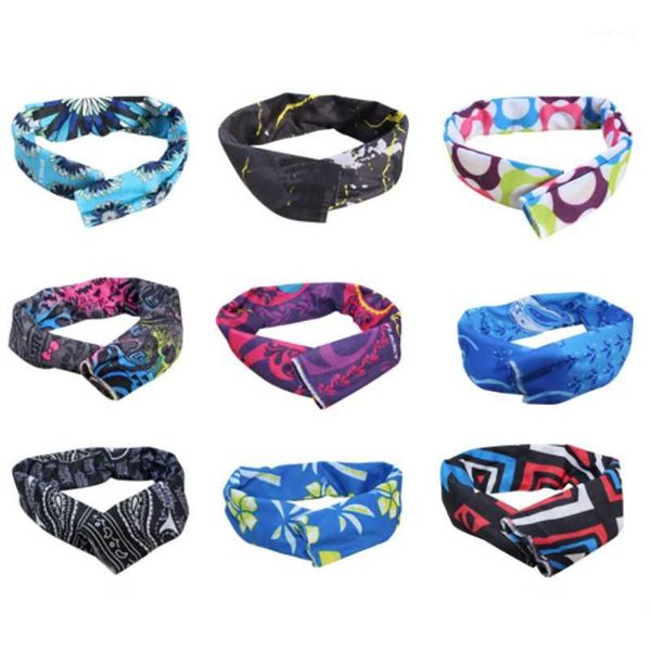 

cycling caps & masks multifunctional sports headwear headband bandana balaclava face cover scarf sweatband hairband for yoga camping hiking1, Black