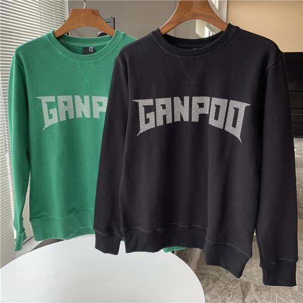 

gaoke heavy guest fish scale terry ~ chest letter print high street sweater ins2020 new style