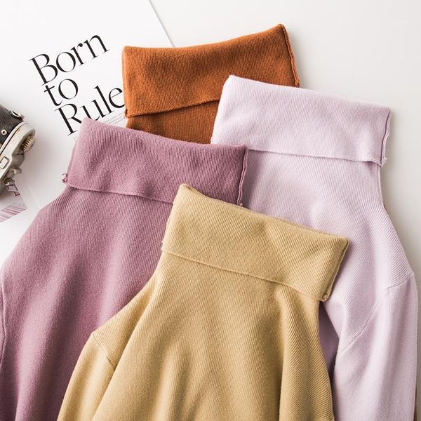 

new women sweaters fashion plus size women turtleneck winter cashmere sweater knitted pullover sweter female 1, White;black