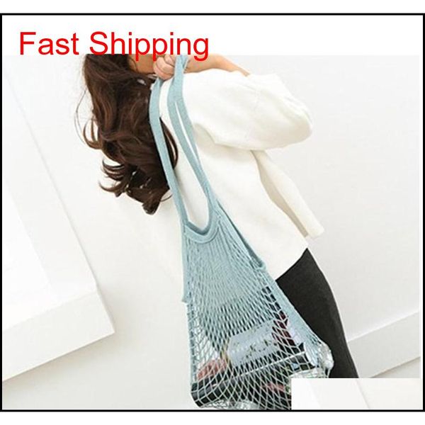 

fruit storage handbag mesh shoulder bag net turtle bag string shopping reusable fruit storag qylisc mj_bag