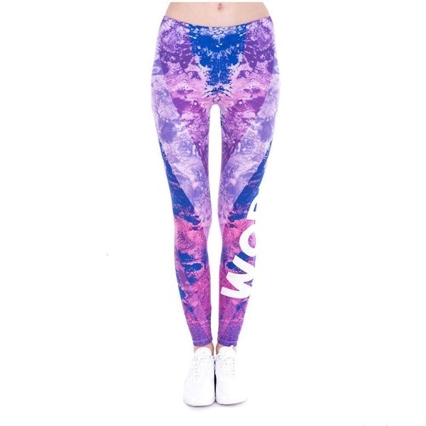 

work out woman marble stripes purple printing fashion slim legging high waist women leggings drop shipping, Black