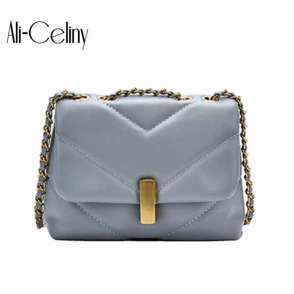 

brand style brand original design western style ladies bag 2020 new joker texture chain bag shoulder messenger