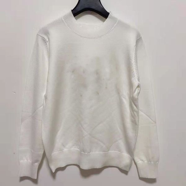 

2021 new designer luxury womens sweater lady's crew neck button long sleeve autumn winter ladies sweater computer womens sweaters, White;black