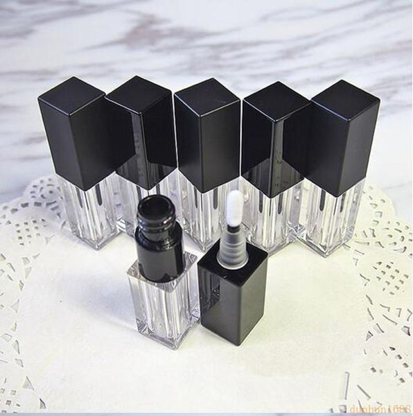 

storage bottles & jars 3.5ml lip glaze diy high-grade empty bottle sample square heukgae gloss #1234