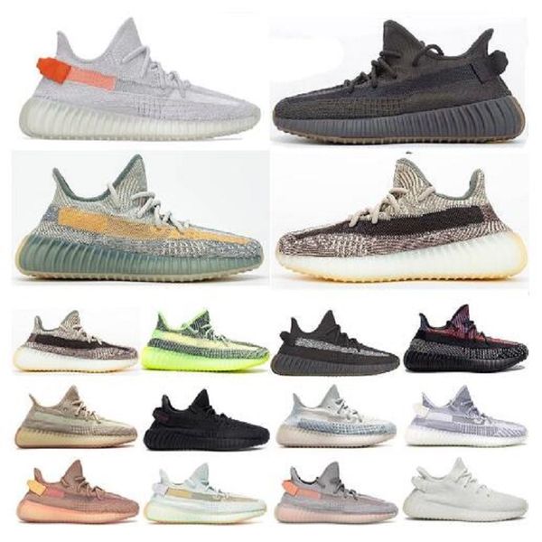 

kanye west carbon cinder tail light men running shoes earth desert sage zyon static reflective israfil women sneakers