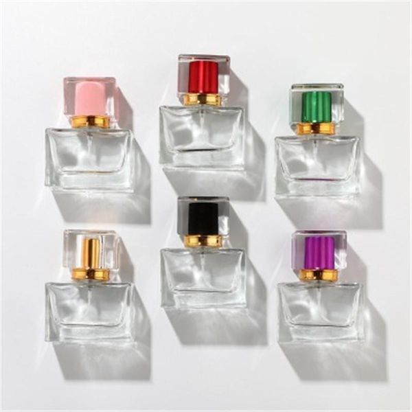 

new empty refillable bottles portable perfume bottle traveler glass spray atomizer transparent container wholesale1